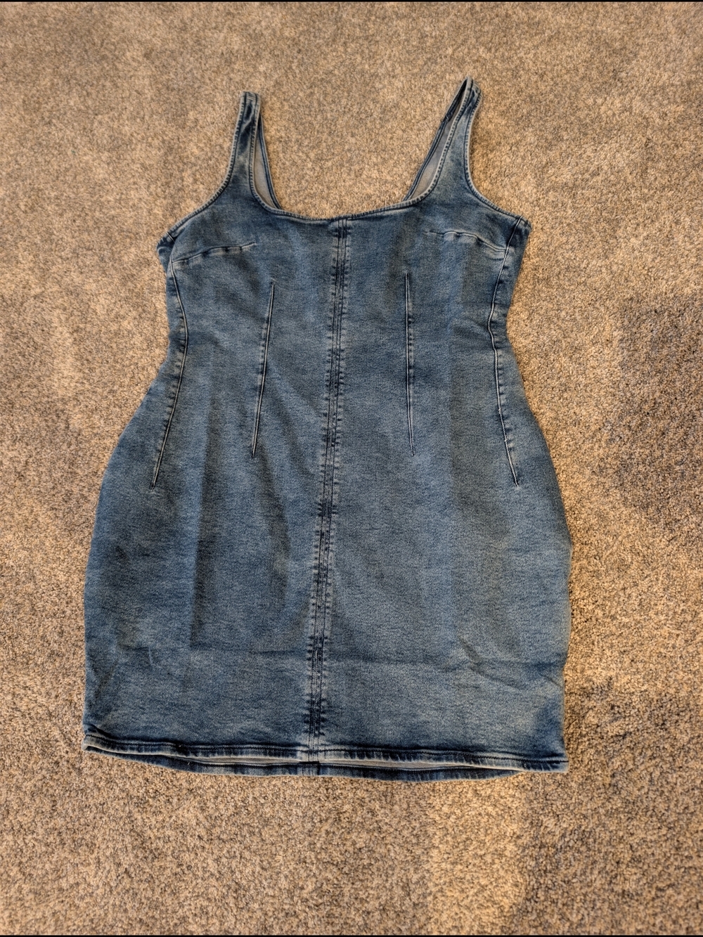 NWT Good American Denim Shift Mini Dress Size 2XL Super Stretch Bodycon $149